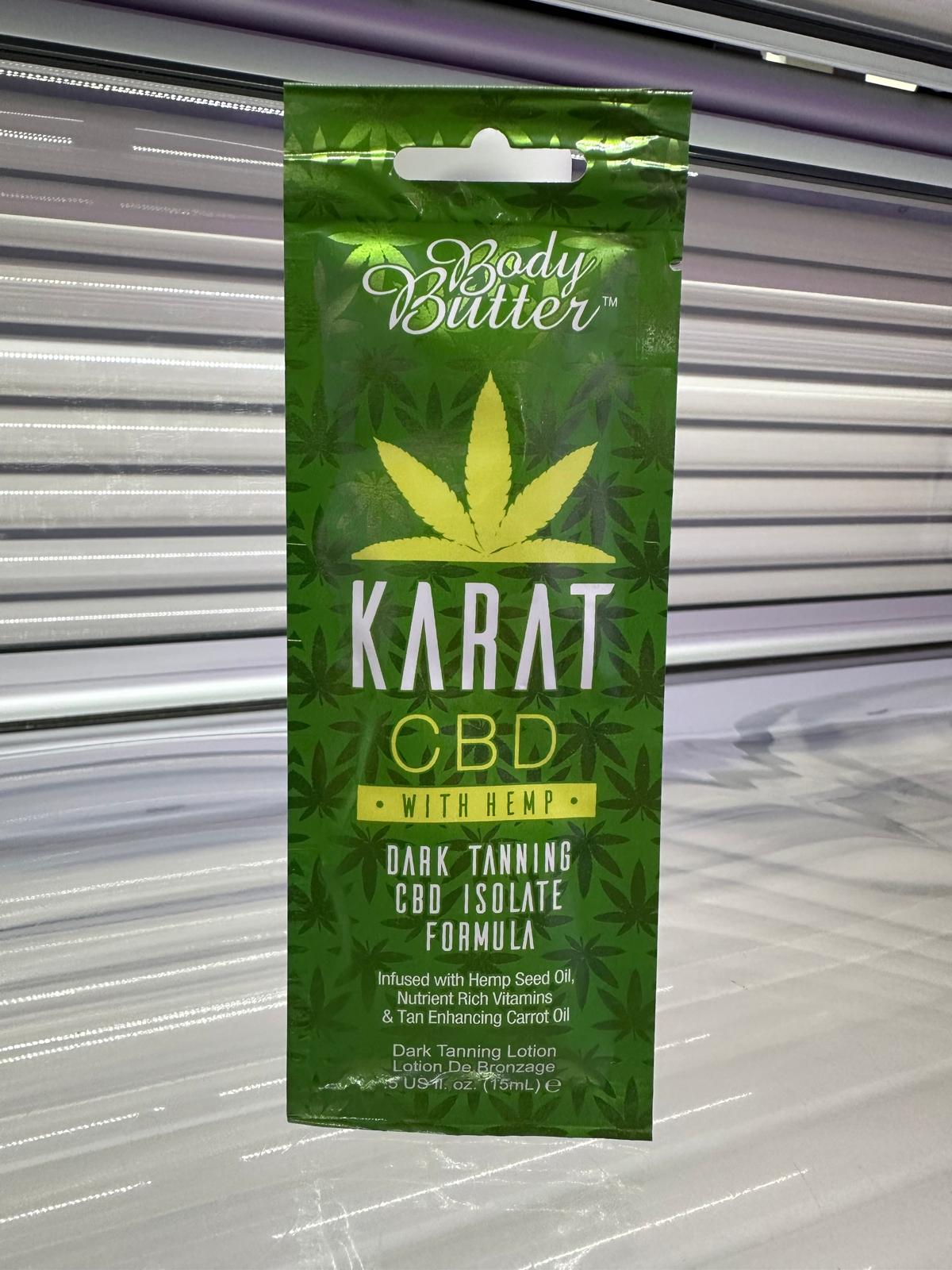 Body Butter Karat  CBD s konopím  15 ml 